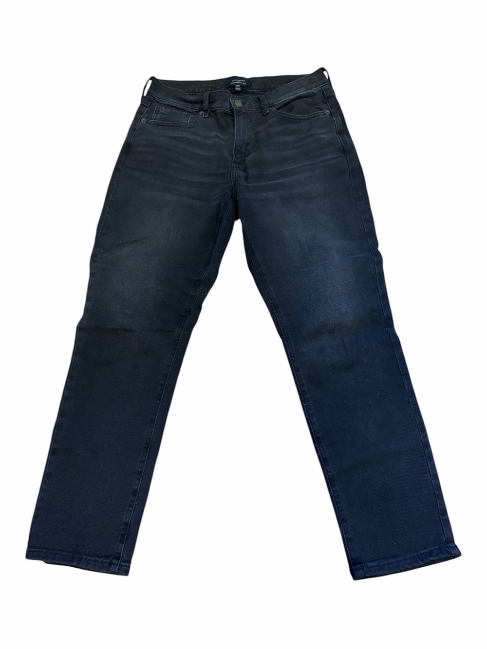 Trendy Normcore Midrise Dark Wash Girlfriend Jeans Size 28/6